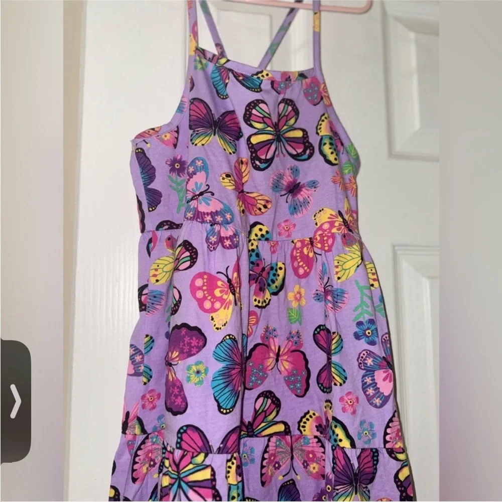 Old Navy Girls Dress Bundle Size 8 Butterfly Floral 3-Piece Lot